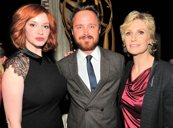 Christina Hendricks, Aaron Paul, Jane Lynch Christina Hendricks, Aaron Paul, Jane Lynch